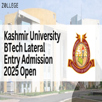 Kashmir University BTech Lateral Entry Admission 2025 Open